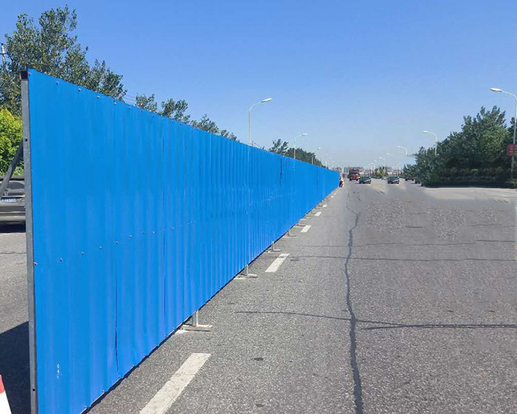 朝阳区工程围挡板案例