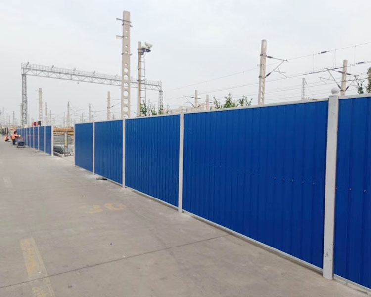 朝阳区彩钢围挡板案例